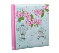 Arpan 5 x 7'' /13x18cm Large Vintage Rose Bird Cage Style Memo Slip in 200 Holds Photo Album