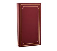 Arpan 6x4 Plain Photo Album with 300 Pockets Burgundy