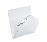 ARPAN A4 Expanding File Folder ST-2263 Transparent Plastic 24 x 33 x 2 cm