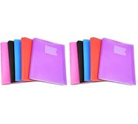 Arpan A4 Presentation Display Book Folder with Flexible Cover for Individuals, School, Colleges, Offices, Professionals, Businesses - 62 Pockets 124/Sides Pocket Assorted Colours x 1 (Pack of 2)