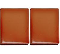 Arpan A4 Professional Display Book Folder for Presentations, CVS, Artwork & Interviews - Leather Portfolio Presentation Folder with 48 Pockets (96 Views) - A4 Pocket Display Book (Brown) (Pack of 2)