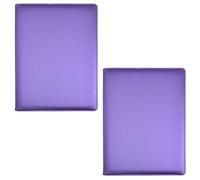 Arpan A4 Professional Display Book with 24 Pockets 48 Sides - Portfolio Folder A4 for Certificates & Documents - Presentation Folder A4, Portfolio Holder, Leather Professional (Purple 2 Pack)