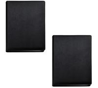 Arpan A4 Professional Display Book with 24 Pockets 48 Sides - Portfolio Folder A4 for Certificates & Documents - Presentation Folder A4, Portfolio Holder, Leather Professional Portfolio (Black 2 Pack)