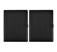 Arpan A4 Professional Display Book with 36 Pockets 72 Sides - Folder A4 for Certificates & Documents - Presentation Folder, Portfolio Holder, Professional Portfolio (Black - 2 Pack)