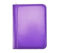 Arpan A4 Size PU Material Deluxe Conference Folder Portfolio Folder with Calculator, Writing Pad and Pen Holder for Executives Office Use 34 x 25cm (Purple)