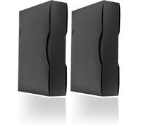 Arpan Black A4 Display Book 150 Pockets - Flip File Storage Folder with Plastic Sleeves | Plastic Wallet Folder A4 Display Book for Documents, Reports, Artwork, Projects, 2 Pack