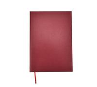 ARPAN Classic A4 Hardback Cover & Ribbon with 80gsm Paper, 96 sheets Perfect for Office, Home, School, Business (A4-305x212mm, Red/Burgundy)