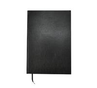 ARPAN Classic A4 Hardback Cover & Ribbon with 80gsm Paper, 96 sheets Perfect for Office, Home, School, Business (A4-305x212mm, Black)