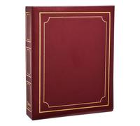 Arpan Deluxe Large Self Adhesive Ring Binder Photo Album 40 Sheets/80 Sides - Burgundy