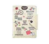 ARPAN Diary ST-2215 A5 1 Day per page Faux Leather, Paper Cream