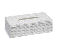 ARPAN Eco-Friendly White Paper Rope Rectangular Tissue Holder Box - for Hotel & Guest Houses, Office Home, Bathroom