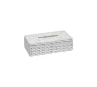 ARPAN White Paper Rope Tissue Box Cover, Rectangular Tissue Holder for Home, Bathroom or Office (26 x 13.5 x 10 cm)