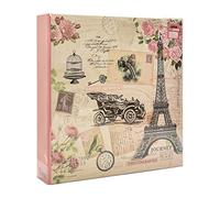 Arpan Extra-Large 3-Ring Binder Self Adhesive Photo Album 20/Sheets 40/Sides (Eiffel)