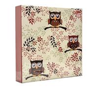Arpan Extra-Large 3-Ring Binder Self Adhesive Photo Album 20/Sheets 40/Sides (Owl)