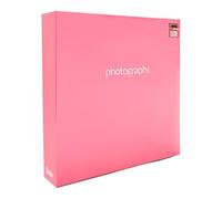 Arpan Extra-Large 3-Ring Binder Self Adhesive Photo Album 20/Sheets 40/Sides (Pink)