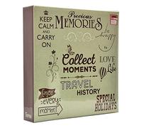 Arpan Extra-Large 3-Ring Binder Self Adhesive Photo Album 20/Sheets 40/Sides (Precious Memories)