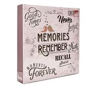 Arpan Extra-Large 3-Ring Binder Self Adhesive Photo Album 20/Sheets 40/Sides (Purple Memories)