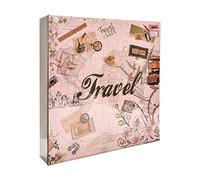 Arpan Extra-Large 3-Ring Binder Self Adhesive Photo Album 20/Sheets 40/Sides (Travel Life)