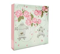 Arpan Extra-Large 3-Ring Binder Self Adhesive Photo Album 20/Sheets 40/Sides (Vintage Rossi Bird)