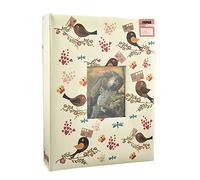 Fashion Design 200 Holds Photo Album for 5"X7(13X18cm) Photo with Window (Cream-Flower) Arpan Cream One Size
