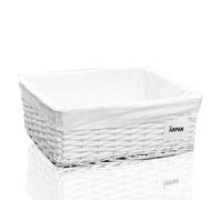 Arpan Large White Wicker Storage Basket With Removable Lining - Special Xmas Gift Hamper