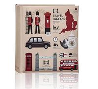 Arpan London Icons Design Travel Slip Case Memo Photo Album 6x4 for 200 photos