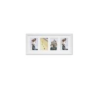 Arpan MDF 4, Multi Aperture Modern Photo Picture Frame with Mount in White Arpan White