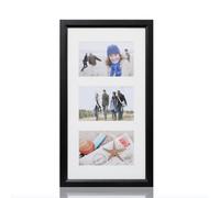 Arpan Mdf Multi Aperture Photo Frame 3 Aperture 6X4 Or 4X6" Black