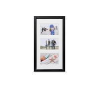Arpan MDF Multi Aperture Photo Picture Frame 3, Aperture (3 Aperture) in Black Arpan Black