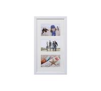 Arpan MDF Multi Aperture Photo Picture Frame 3, Aperture (3 Aperture) in White Arpan White