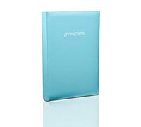 ARPAN Memo Slip In Photo Album - 300 Photo Album with Writing Space, CD/DVD Page & Index - Large 6x4 Photo for Memories, Holds 300 Photos - Perfect Photo Albums 6x4 300 Photos Slip In (Blue)