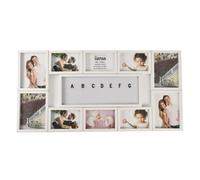 Multi Aperture Holds 10 Photos 4x6 and 5x7 Inch Arpan White One Size