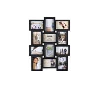 Arpan Multi Apperture Picture/Photo Frame, Holds 12 x 6" X4" Photos in Black Arpan Black