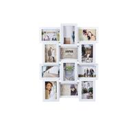 Arpan Multi Apperture Picture/Photo Frame, Holds 12 x 6" X4" Photos in White Arpan White
