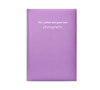 Arpan Personalised Custom Text Memo Slip In Photo Album 300 6x4 Photos (Purple)