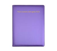Arpan Personalised Text A4 Certificate & Presentation Folder - Document File, Portfolio Book, Leather Binder, Birth & Graduation Certificate Holder, Professional Conference Display Book, Faux Leather