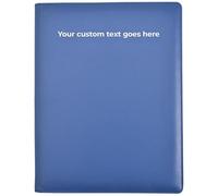 Arpan Personalised Text A4 Certificate & Presentation Folder - Document File, Portfolio Book, Leather Binder, Birth & Graduation Certificate Holder, Professional Conference Display Book, Faux Leather