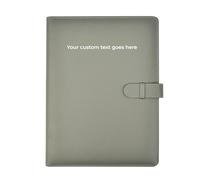 Arpan Personalised Text A4 Certificate & Presentation Folder - Document File, Portfolio Book, Leather Binder, Birth & Graduation Certificate Holder, Professional Conference Display Book, Faux Leather
