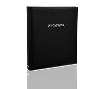 Arpan Photo Album Slip In Case Book-Bound Memo Album for 200 Photos 6'' x 4''/ 10x15 cm (Black)