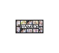 Arpan Photo Frame for Family Pictures Multi Aperture - Holds 10 X 6" X4" Photos in Black Arpan Black