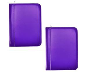 Arpan Purple A4 Zipped Business Conference Folder Executives Ring Binder Portfolio with Calculator, Notepad & Pen Holder for Personal and Professional use (2)