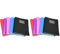 Arpan Random Colour A4 Flexi Display Portfolio Book Folder with 104 Pockets - Ideal Folders for Paperwork, Files for Paperwork, A4 Portfolio Folder, Plastic Wallet, Folders with Plastic Pockets