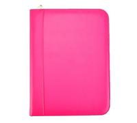 Arpan Ringbinder Folio with Zipper & Calculator Portfolio Folder Case - Pink