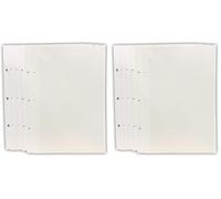Arpan Self Adhesive 20 Sheets/40 Sides Refill For Ring Binder Photo Album (Pack of 2)