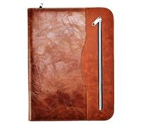 Arpan Soft Touch Conference Folder Portfolio A4 with Calculator & Pad - Chocolate Brown
