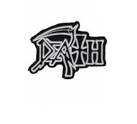 ARPatches Death Metal Band White Patch Badge Embroidered Iron On Applique Patch Accessory