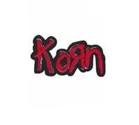 ARPatches Korn Metalband Red Font Patch Badge Embroidered Iron On Applique Patch Accessory