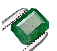 Arpita Gems 6.25 Ratti Astrologer Lab Certified Zambian Emerald/Panna Earth Ghost Stone, Natural Certified Original A Quality, Loose Gemstone Loose Gemstone, Emerald