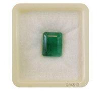 Arpita Gems 9.25 Ratti Astrologer Lab Certified Zambian Emerald/Panna Earth Ghost Stone, Natural Certified Original AA Quality, Loose Gemstone Loose Gemstone Emerald Loose Gemstone Loose Gemstone