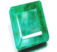 Arpita Gems 9.25 Ratti Astrologer Lab Certified Zambian Emerald/Panna Earth Ghost Stone, Natural Certified Original A Quality, Loose Gemstone Loose Gemstone, Emerald